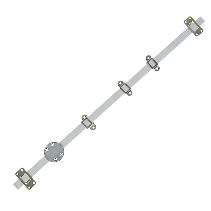 Центральный замок для мебельных ящиков из ЛДСП, 2 ключа