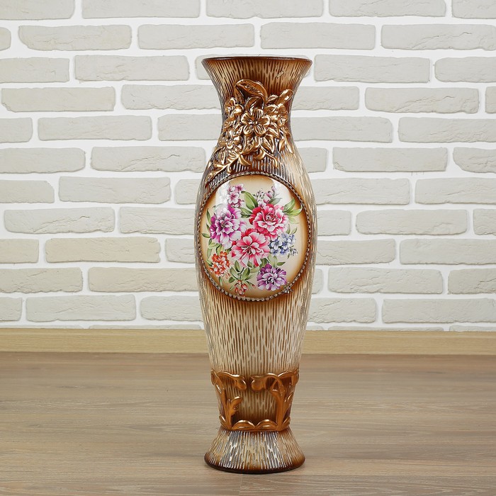 Ваза напольная "Цветочные мотивы"