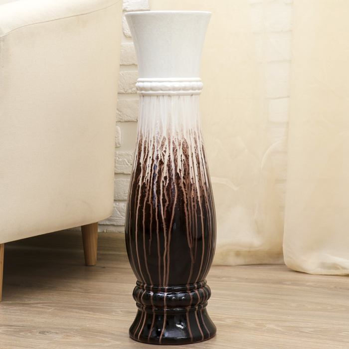 Ваза напольная "Всплеск" с обручами