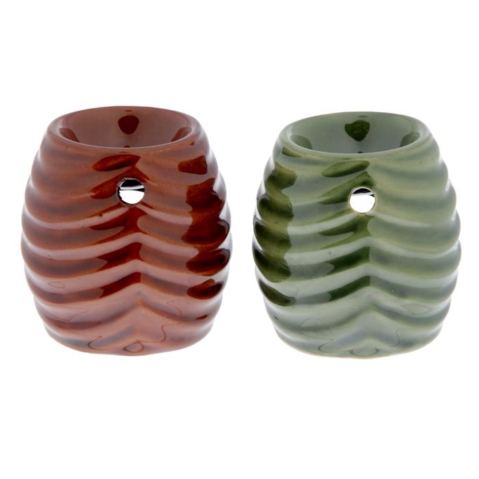 Аромалампа керамика "Волны" МИКС 9,5х7х7 см