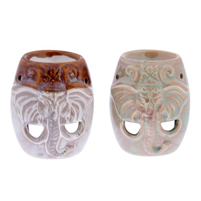 Аромалампа керамика "Индийский слон" МИКС 11х7х7 см