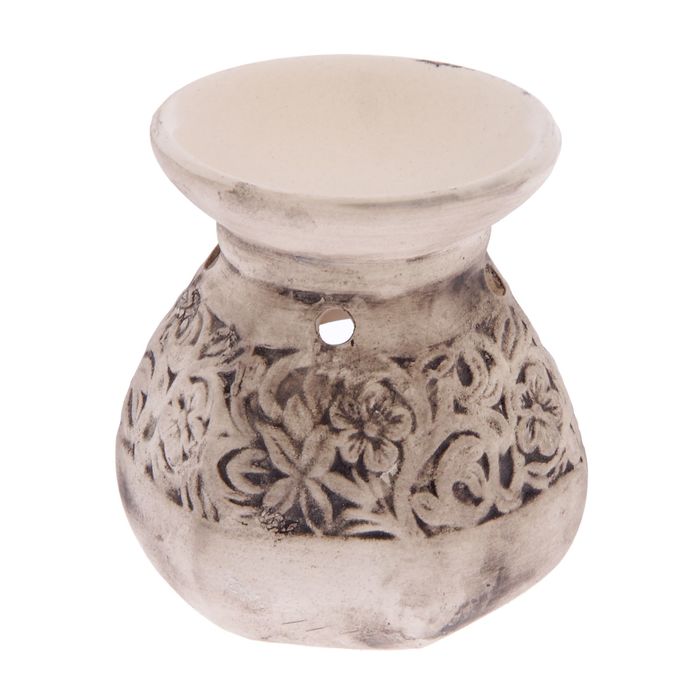 Аромалампа керамика "Цветы на камне" МИКС 10х8х9 см