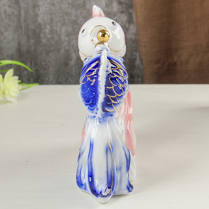 Сувенир керамика "Две рыбки с красивыми хвостами" 15,8х12х6 см