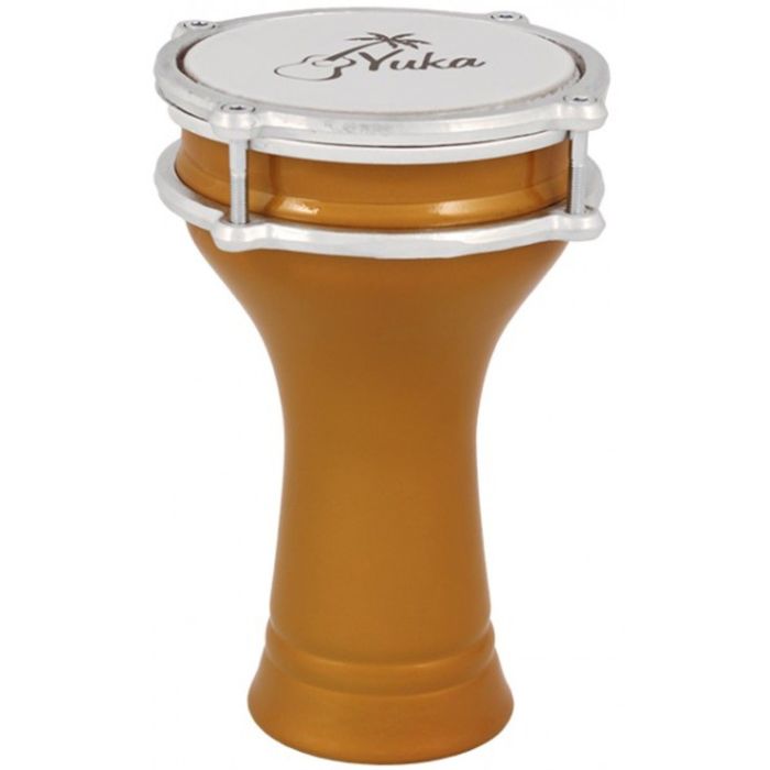 Турецкая дарбука YUKA DRBTC5-10GLD цвет: золотой, материал: алюминий, пластик