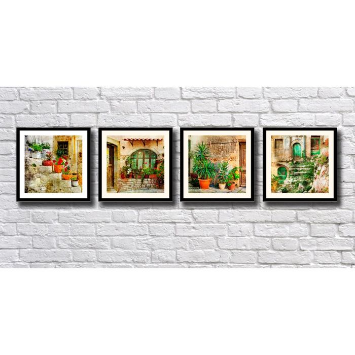 Модульная картина "Итальянская улочка"