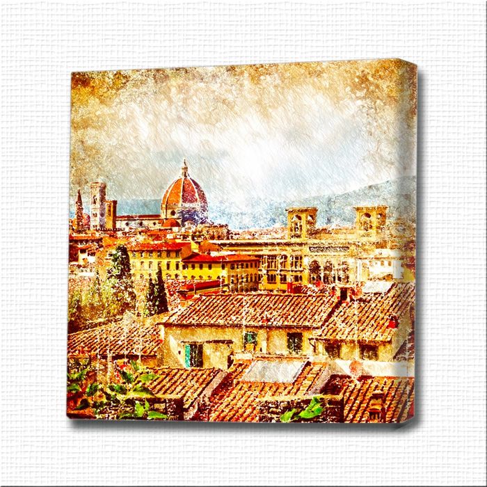 Картина-раскраска "Крыши Флоренции"