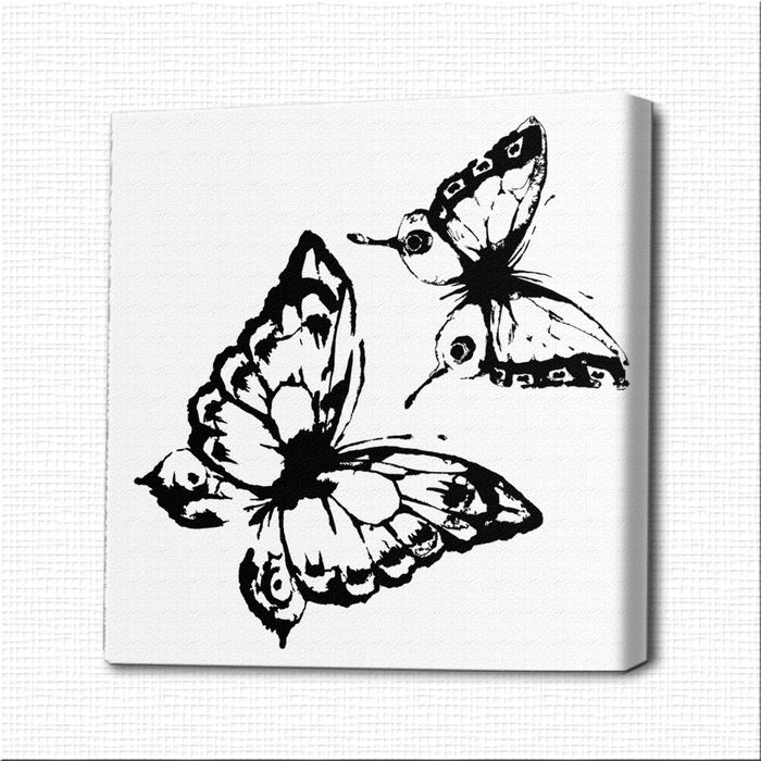 Картина-раскраска "Бабочки"