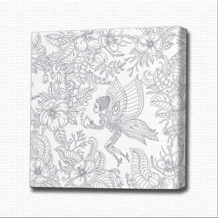 Картина-раскраска "Лесная фея"