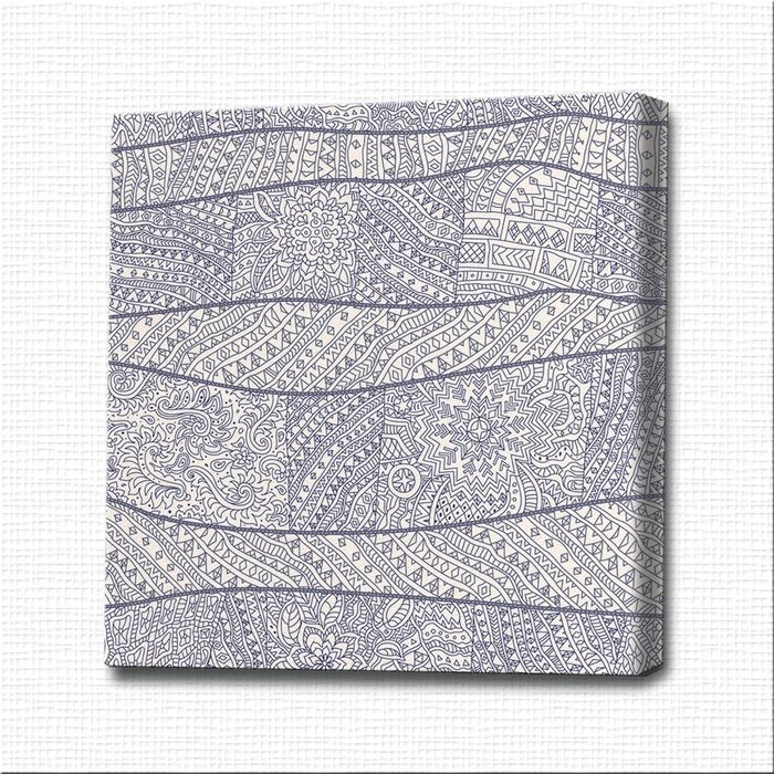 Картина-раскраска "Горизонтальные узоры"