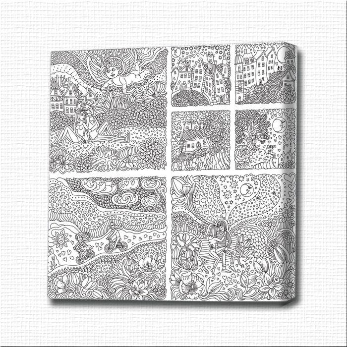 Картина-раскраска "Сон в летнюю ночь"