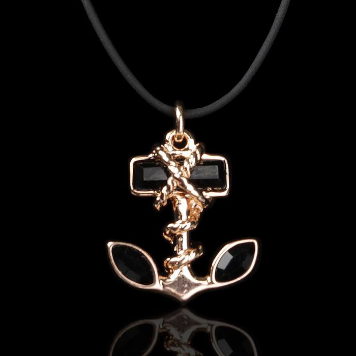 Кулон "Верп", цвет чёрный в золоте