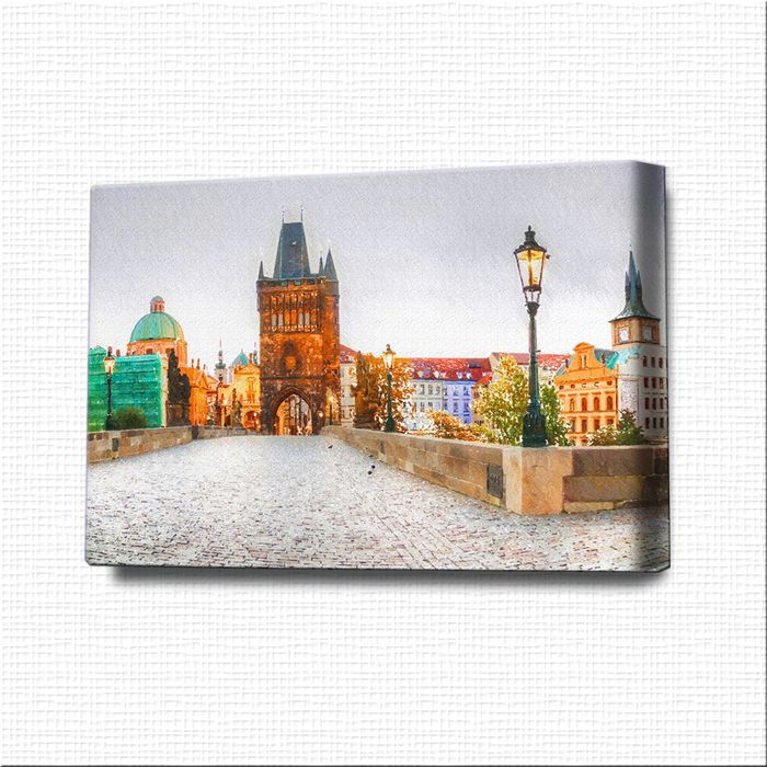 Картина-раскраска "Карлов мост в Праге"