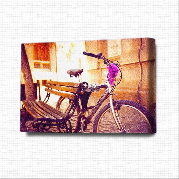 Картина-раскраска "Велосипед"