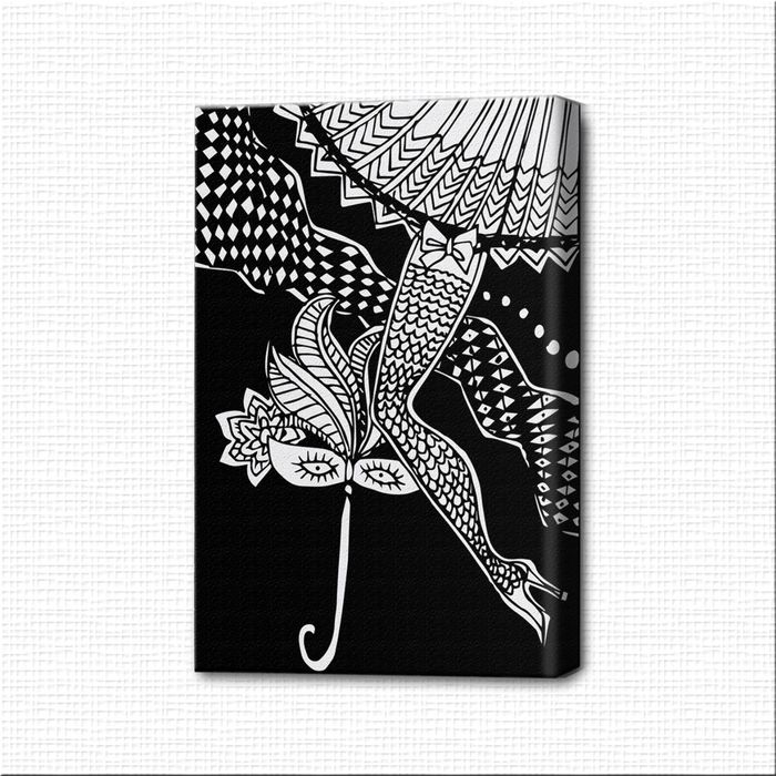 Картина-раскраска "Венецианская маска"