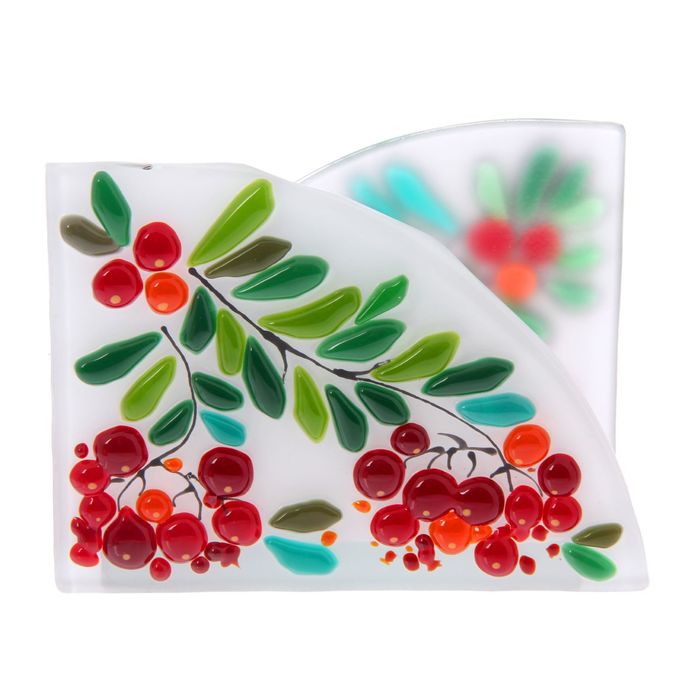 Салфетница декоративная 11х10 см"Рябинка 2"