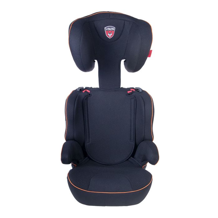 Автокресло-бустер «М2», группа 2-3, цвет оранжевый/чёрный