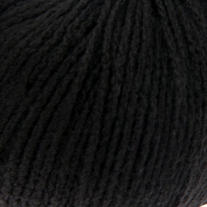Пряжа "Детская" 20% меринос.шерсть, 80% акрил 145м/50гр (0140, черный)