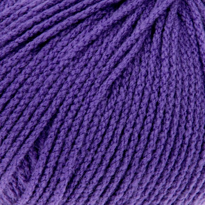 Пряжа "Камелия" 100% акрил 175м/100гр  (0034, темно-фиолетовый)