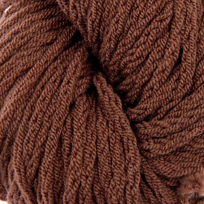 Пряжа "Стрекоза" 100% акрил 80м/100гр (1253, молочный шоколад)