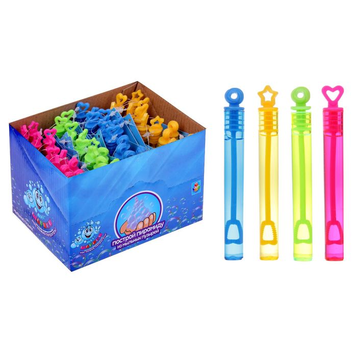 Нелопающиеся мыльные пузыри "Мы-шарики!" колба 5 мл, 10 см, МИКС