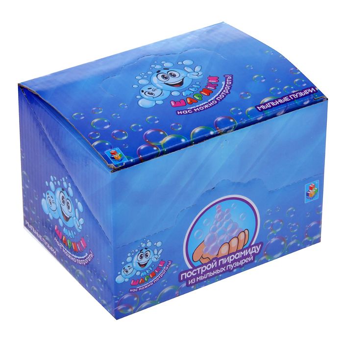 Нелопающиеся мыльные пузыри "Мы-шарики!" колба 5 мл, 10 см, МИКС