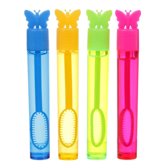 Нелопающиеся мыльные пузыри "Мы-шарики!" бабочка 5 мл, 10 см, МИКС