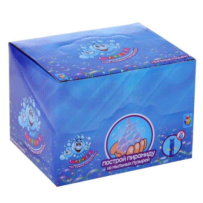 Нелопающиеся мыльные пузыри "Мы-шарики!" бабочка 5 мл, 10 см, МИКС