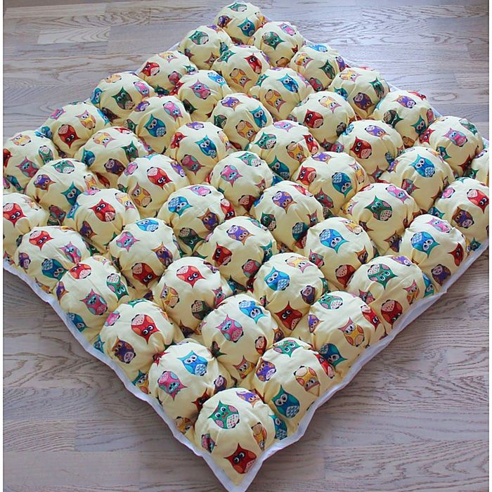 Коврик Бомбон для вигвама, забавные совы