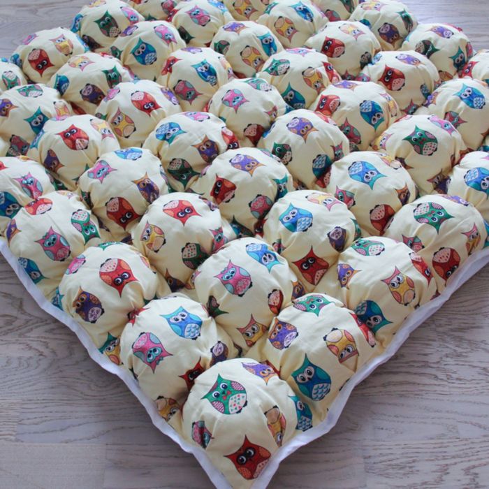 Коврик Бомбон для вигвама, забавные совы