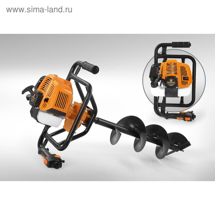 

Мотобур CARVER AG-152/000, 2Т, 1400 Вт, 110-280 об/мин, d=20 мм , без шнека