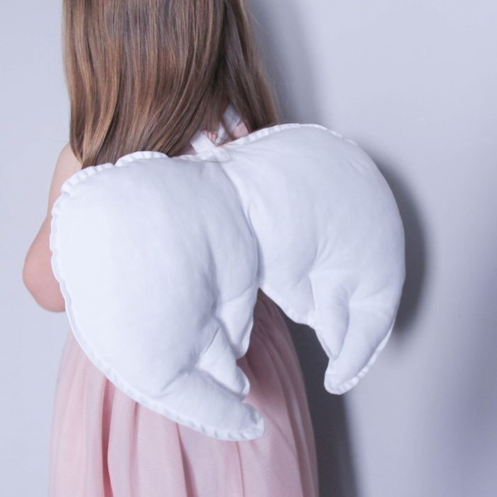 Крылья ангела, хлопок, белые