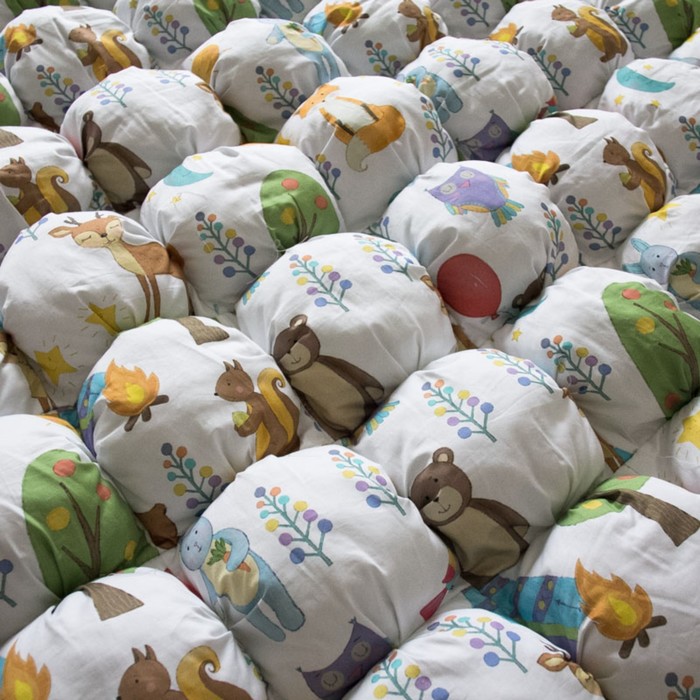 Коврик Бомбон для вигвама, лесные жители