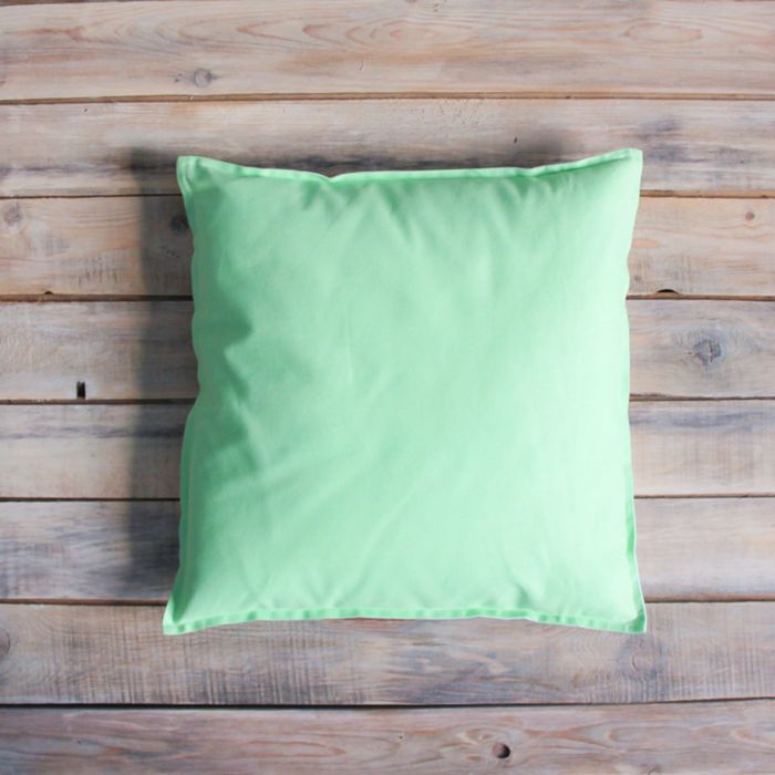 Подушка декоративная, хлопок, лайм, 40 х 40 см