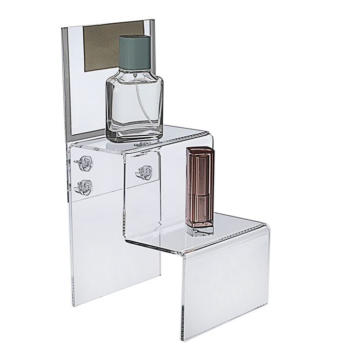 Ступенька двойная 120*135*150 с карманом для рекламной вставки