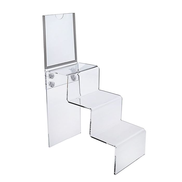 Ступенька тройная 120*200*200 с карманом для рекламной вставки