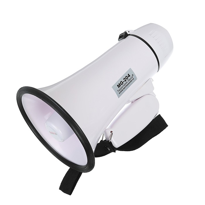 Мегафон ручной TerraSound MG-204, 10 Вт, сирена