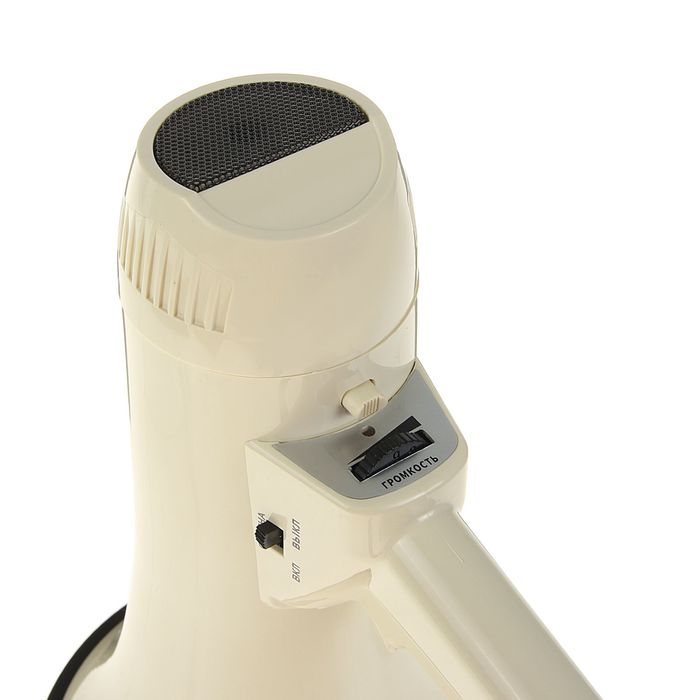 Мегафон ручной TerraSound MG-226, 15 Вт, сирена, питание от батареек