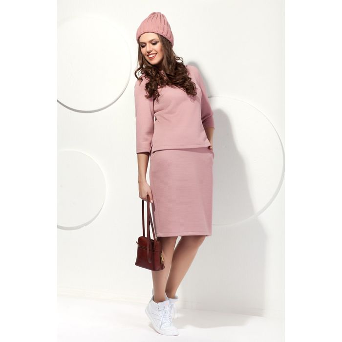 Блуза женская, размер 48, цвет пудровый Б-459/1