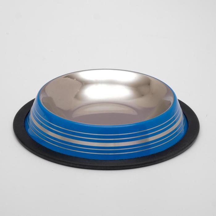 Миска на резинке DOGMAN №0 , 0,3 л, 10 см цветная, МИКС