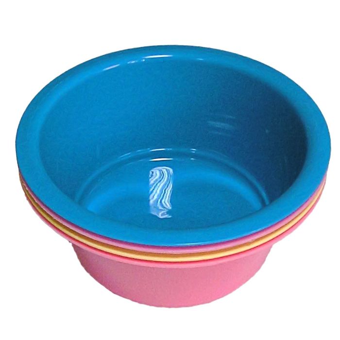 Миска пластиковая DOGMAN №В , 0,35 л, МИКС
