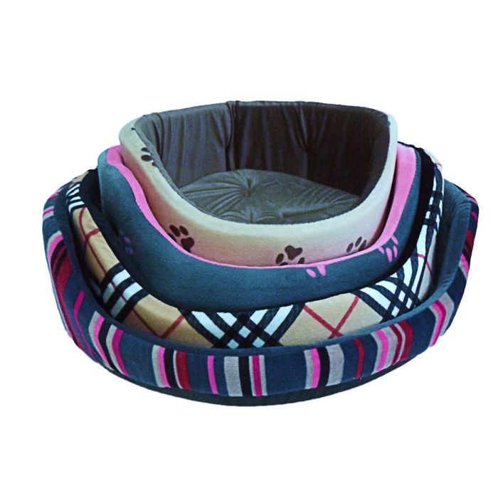 Лежак круглый DOGMAN "ТРИУМФ" №1, МИКС