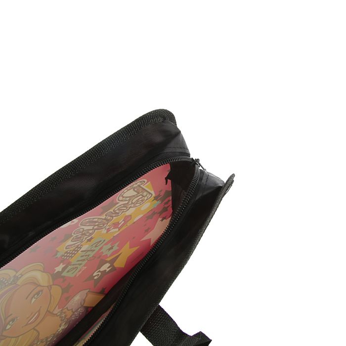 Папка с ручками пластиковая А4+ на молнии Mattell Barbie