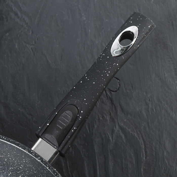 Сотейник d=28 см, высота 6 см со съемной ручкой, без крышки