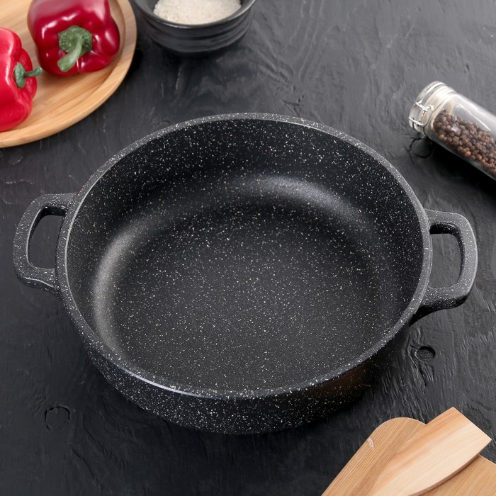 Жаровня 26 см "Гранит", h=7 см