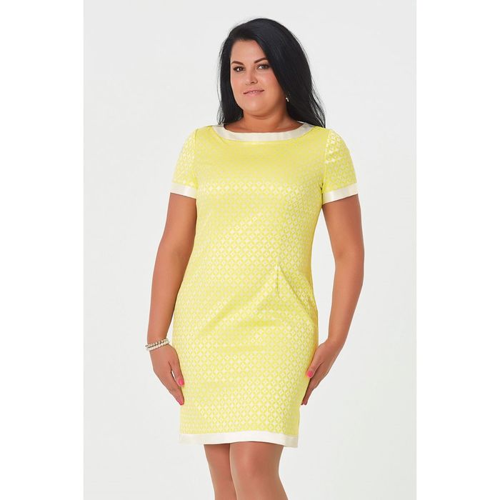 Платье женское, размер 44, цвет жёлтый 428