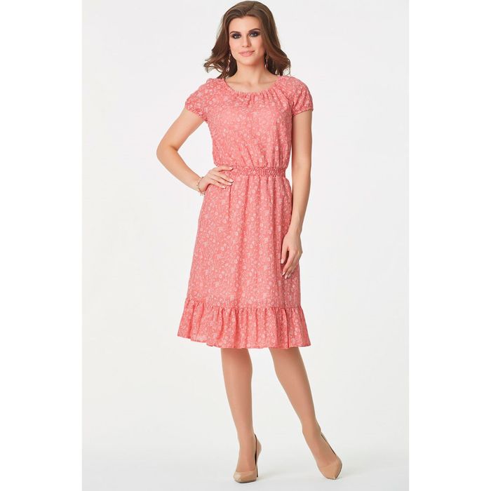 Платье женское, размер 44, цвет розовый 477