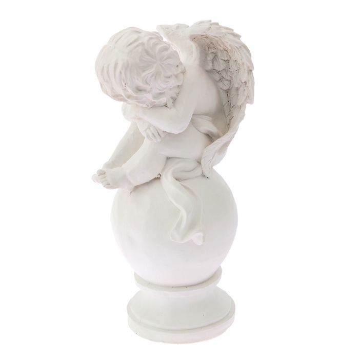 Статуэтка светящаяся «Спящий ангел на шаре»