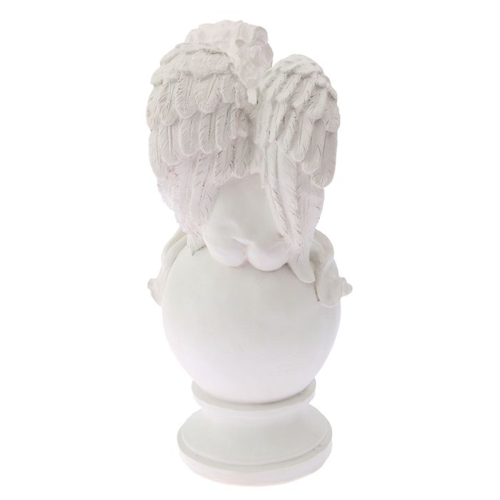 Статуэтка светящаяся «Спящий ангел на шаре»