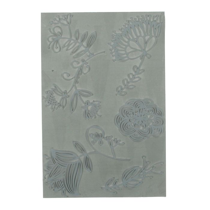 Набор резиновых штампов "Цветы" 10х15 см