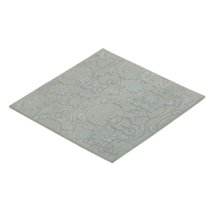 Фоновый штамп резиновый "Раппорт "Мишки" 10х10 см